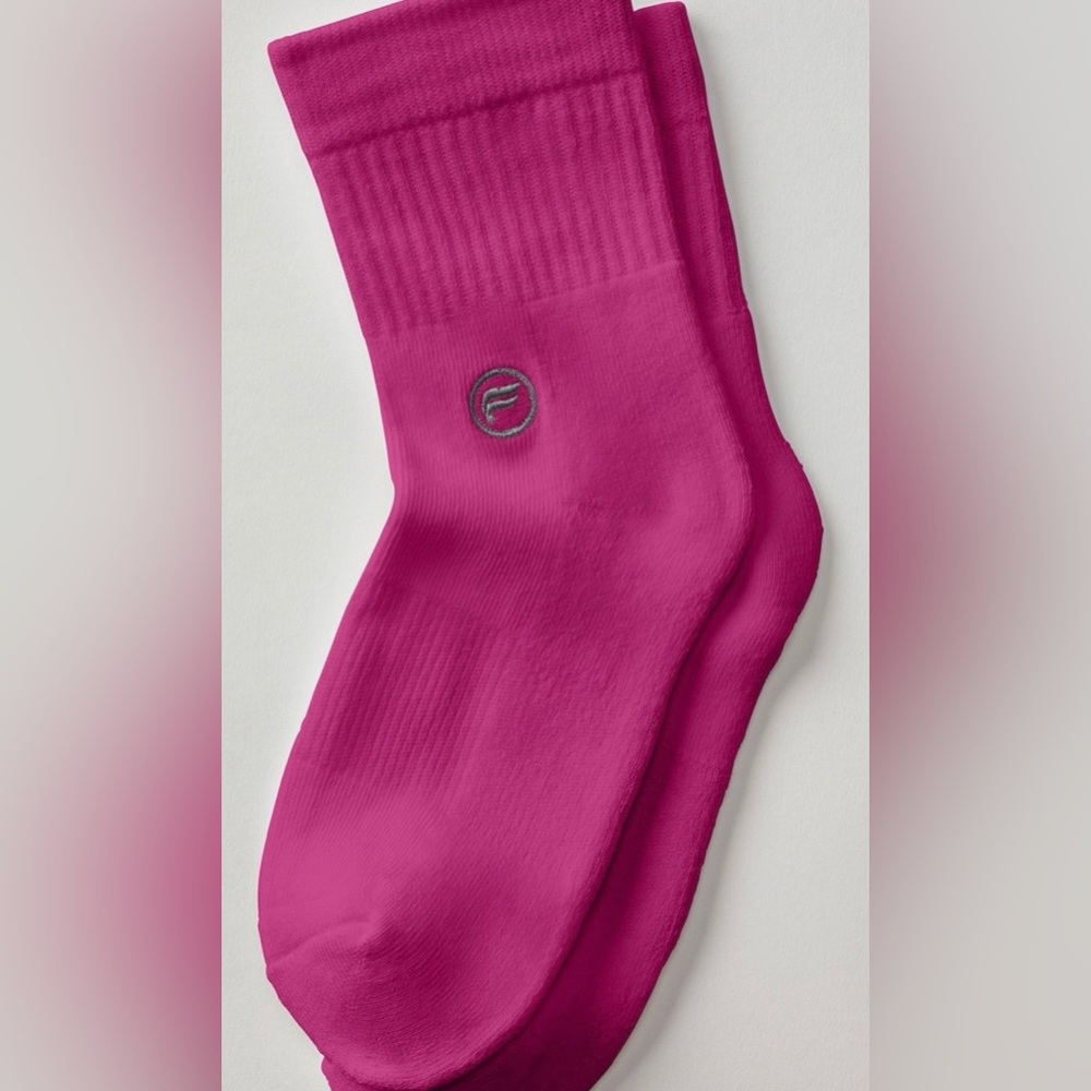 Fabletics Berry Crush Everyday Ankle Socks | M-L | Trendy | Cotton | NWT